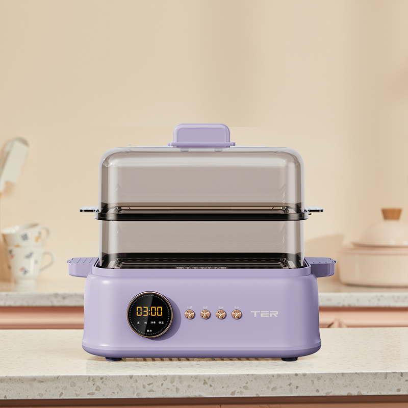 TER电蒸锅聚能鲜蒸锅蒸炖锅多功能家用蒸炖一体全自动预约蒸汽锅