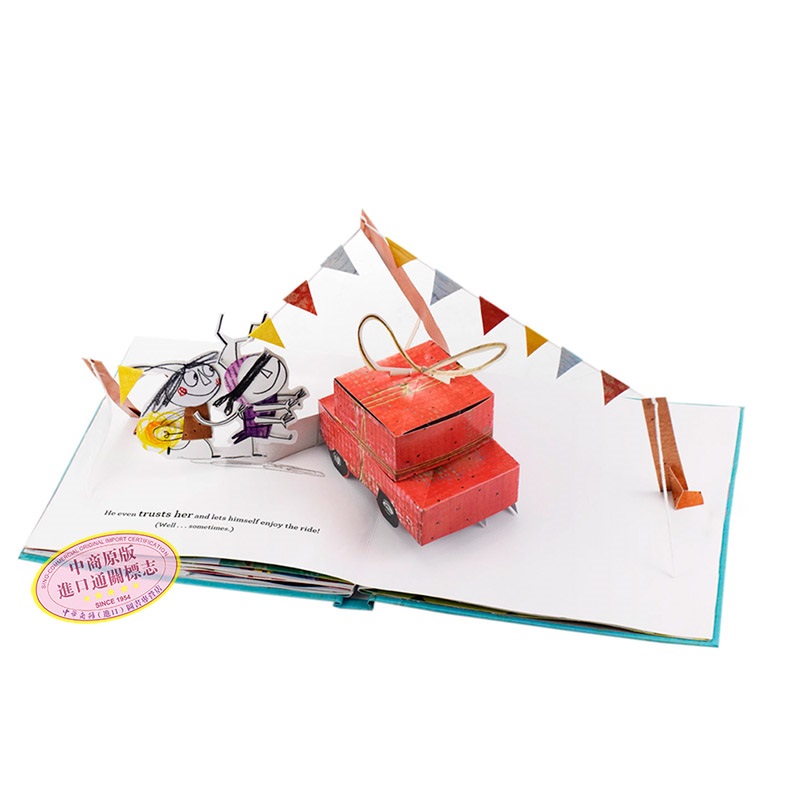 赠音频 立体书:我爱你 英文原版 I Love You Nearly Always 我的情绪小怪兽作者Anna Llenas新书 性别差异认知 性别启蒙