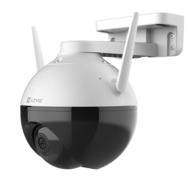 萤石监控器360度无死角家用手机远程摄像头全景c8w室外无线户外云