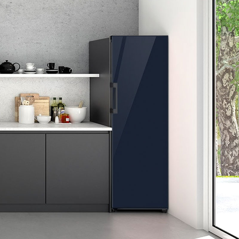 【BESPOKE】三星323L小型单门节能冰箱家用冷藏冷冻可调 蓝色