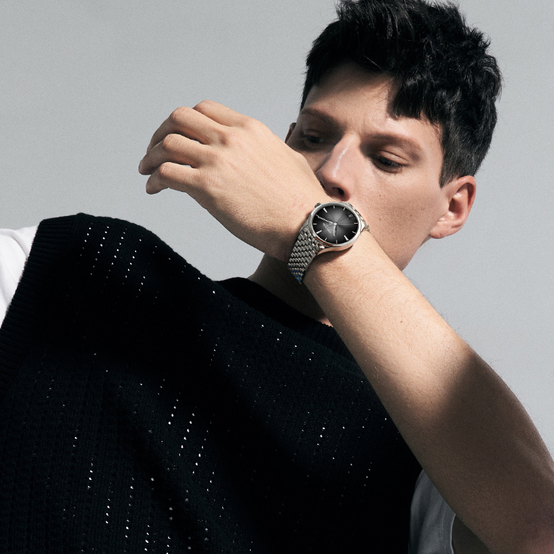 爱勒AGELOCER艾戈勒布达佩斯机械表男士渐变表盘日历中国高端腕表