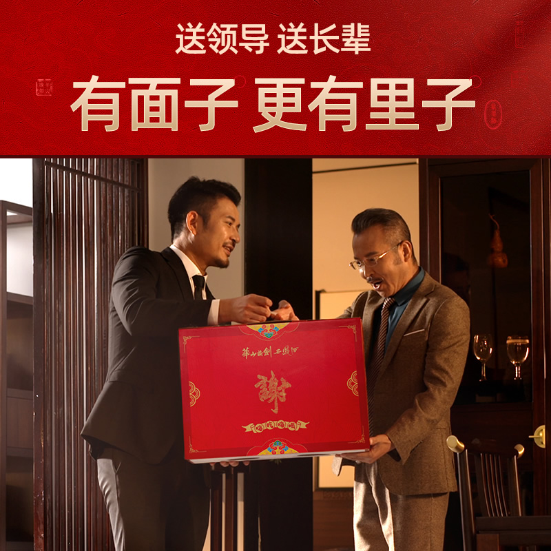 年货好价●华山论剑西凤酒10年52度凤香型白酒双瓶礼盒装500mL*2