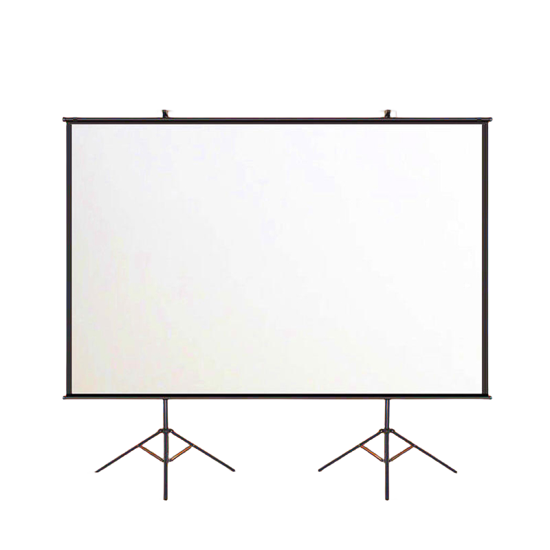 100寸120寸150寸投影幕布家用投影仪幕布支架幕布投影家用免打孔