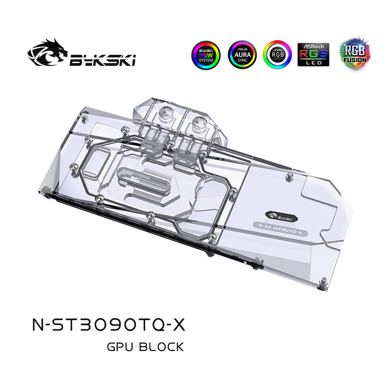 Bykski ZOTAC索泰RTX3080-3090天启 OC 分体显卡水冷头幻彩散热器