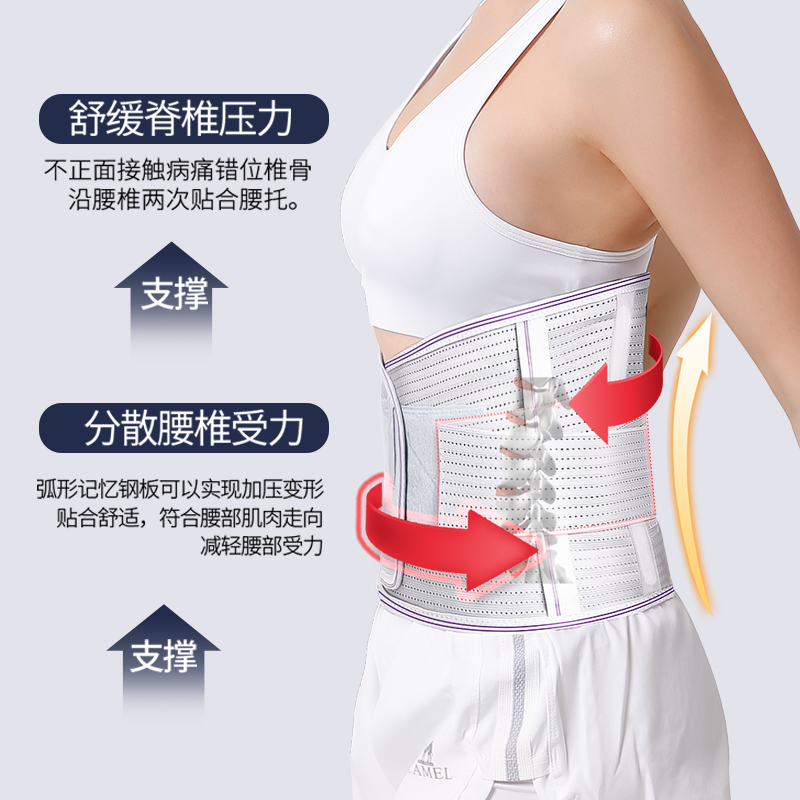 医用护腰带腰椎间盘劳损突出辅助治疗男士女士专用透气自发热保暧