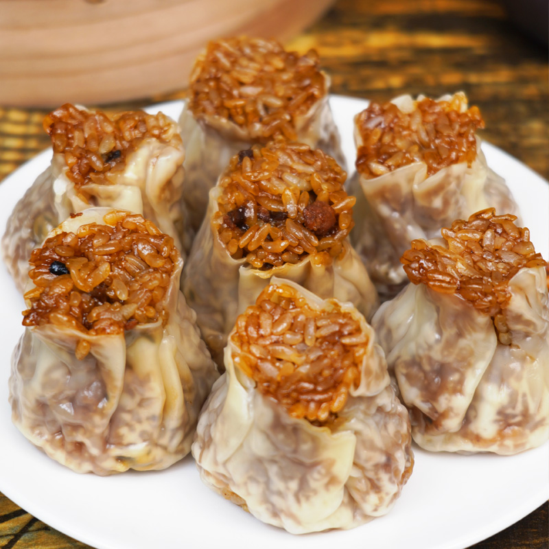 蒸来思手工糯米烧麦薄皮香菇烧卖早餐半成品速冻批发商用商超同款