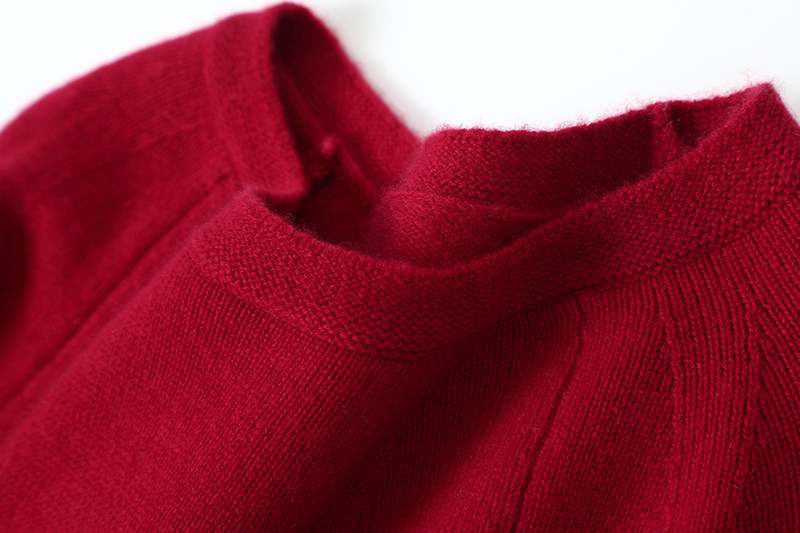 高定系列!惊艳时光!加厚羊绒衫女中长款纯羊绒毛衣圆领连衣裙子