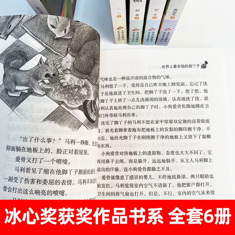 冰心奖获奖作品书系 全套6册 儿童文学全集 三四五六年级课外阅读书籍小学读物下册3-4-5适合小学生课外书阅读正版