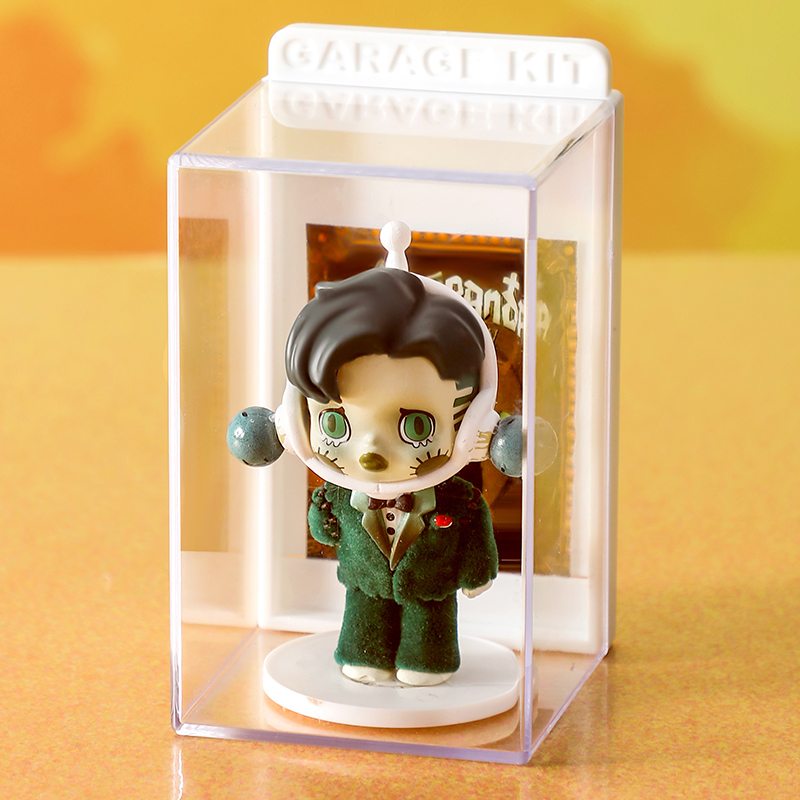 盲盒收纳展示架popmart手办单个娃娃收纳盒亚克力泡泡玛特透明柜