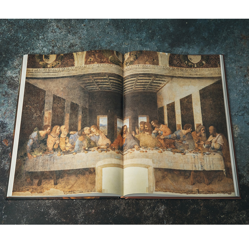 纸上美术馆达芬奇：天才的秘密艺术普及世界名画册书籍人物风景手绘素描西方古典油画美术大师代表画作文艺复兴送周边笔记本随机款