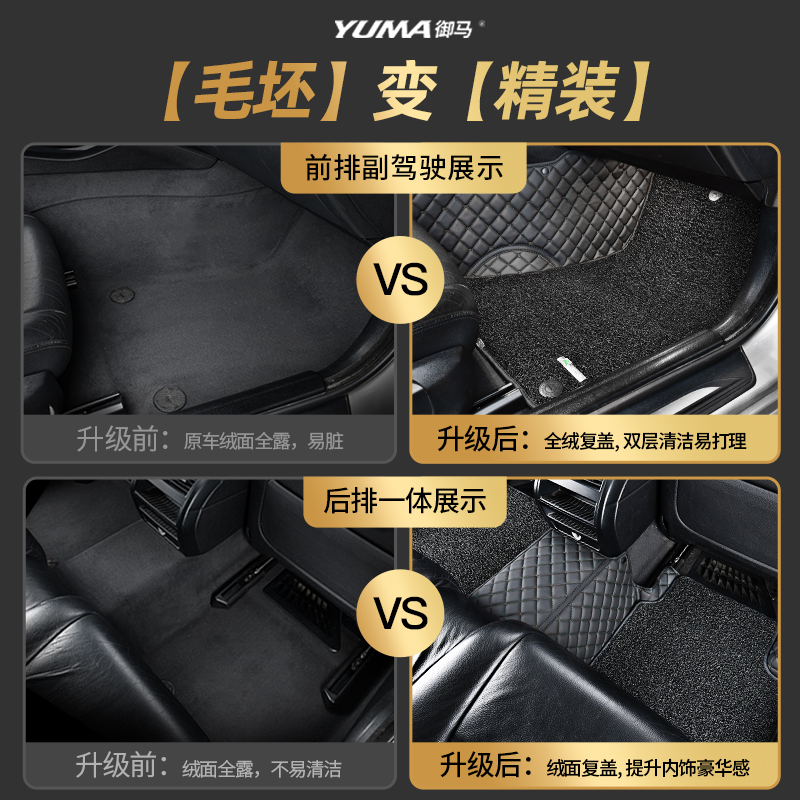 御马赛力斯问界M7全包围脚垫适用M5 aito问界24款问界M9汽车脚垫