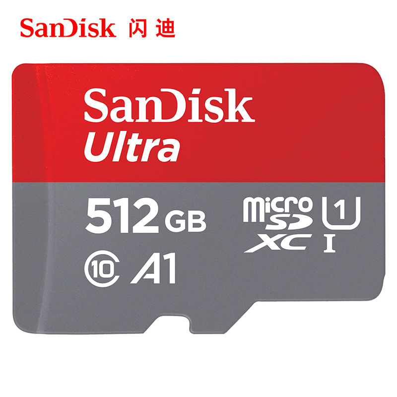 闪迪内存卡512g储存tf卡switch高速存储卡手机相机micro sd卡256g