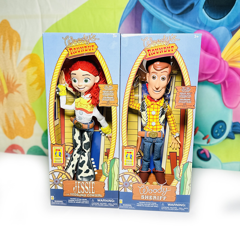 玩具总动员珍藏版20周年微笑版胡迪美国迪士尼真品拉环说话可互动