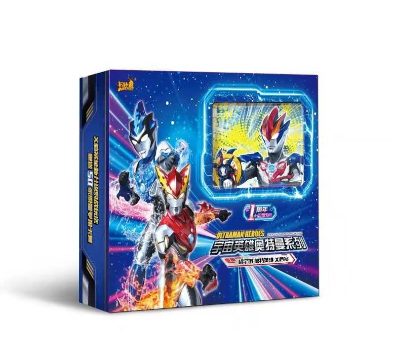 卡游奥特曼卡片白金版第一弹绝版卡包2022新年礼盒赛罗泽塔天爪XR