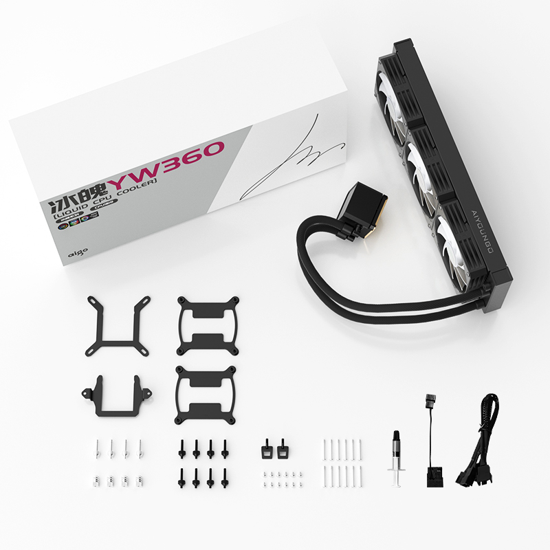 爱国者冰塔V240/360一体式13代cpu水冷散热器台式机电脑ARGB风扇