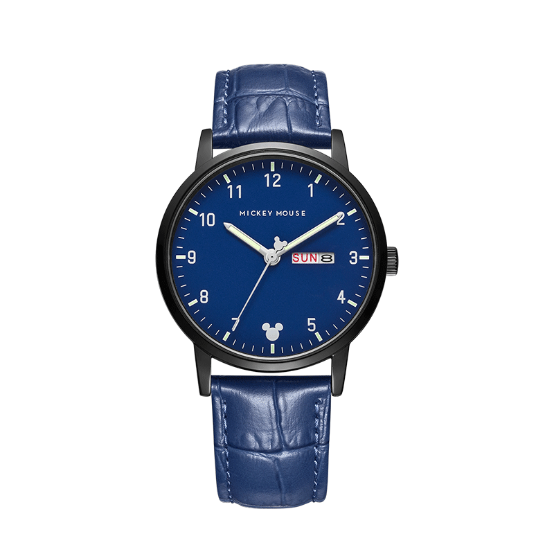 迪士尼2023新款电子机械表国产品牌名牌防水夜光学生石英男士手表
