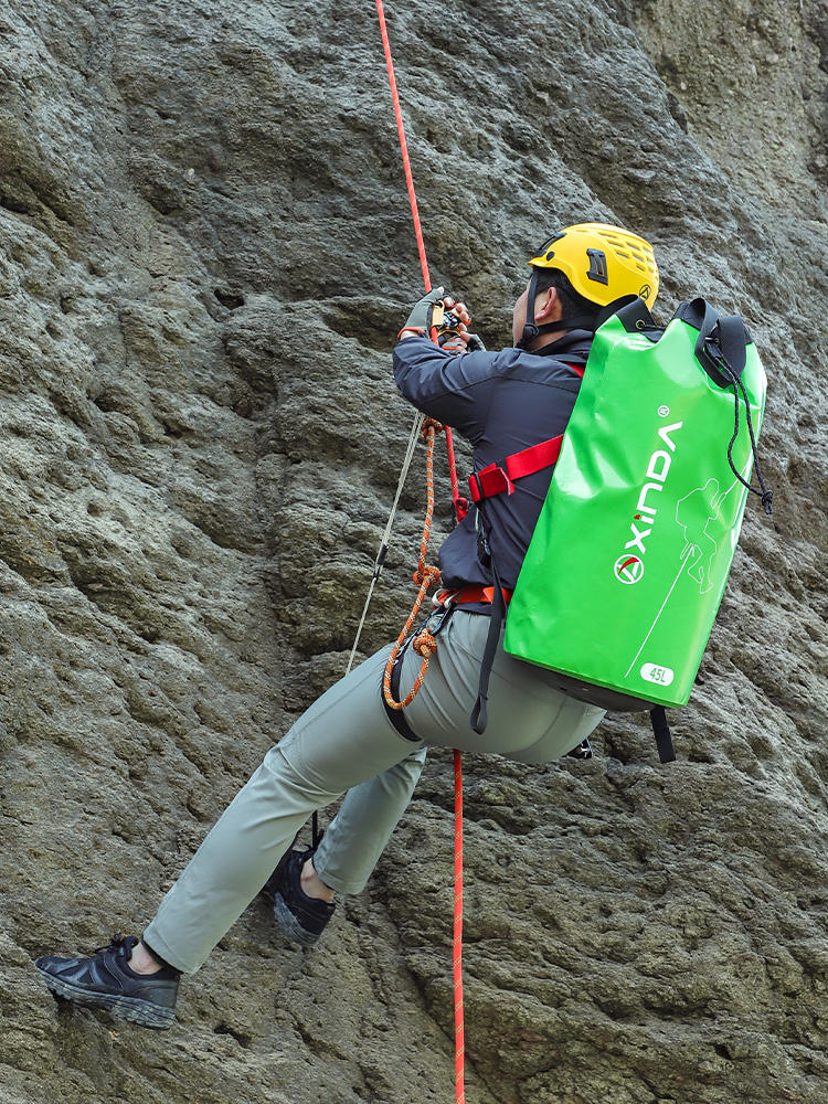 欣达户外攀岩绳包探洞救援探险装备包溪降排水背包绳索收纳包背包