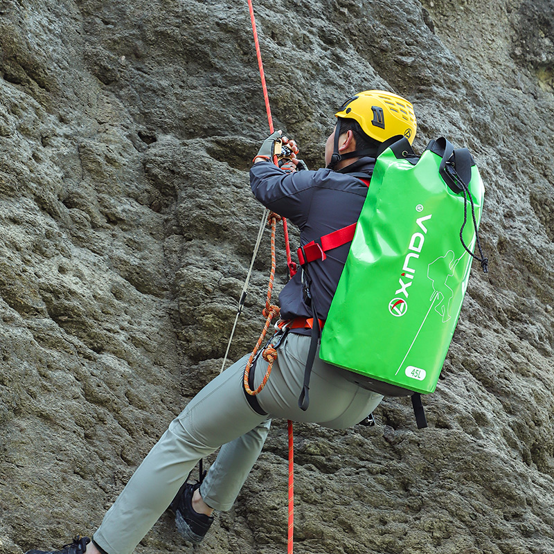 欣达户外攀岩绳包探洞救援探险装备包溪降排水背包绳索收纳包背包