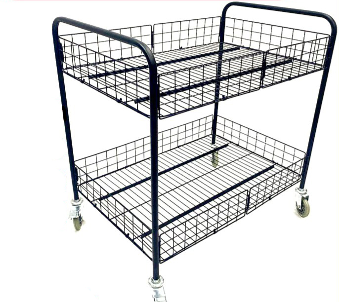 带扶手促销花车货架寿司折叠地推户外可移动展台摆摊小推车甜品摊