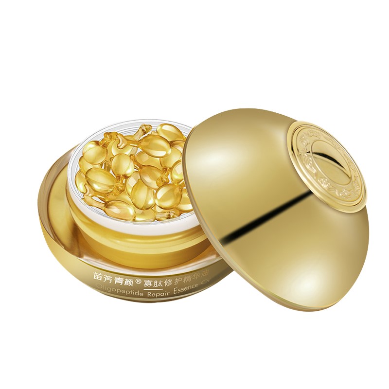 苗方清颜寡肽修护精华液寡肽修护精华油胶囊修复敏感补油脂除干燥