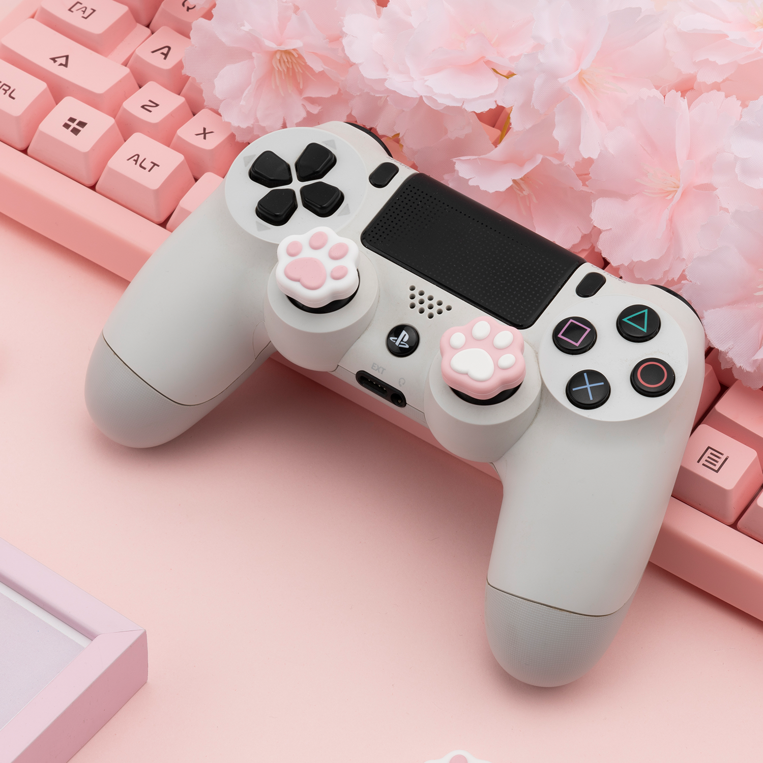 极想xbox手柄猫爪摇杆帽ps5硅胶键帽保护套猎户座手柄nspro配件