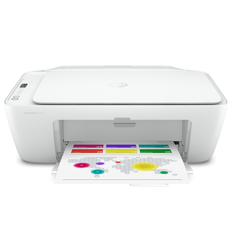 惠普HP2722打印机小型家用复印扫描一体机官方彩色A4学生用手机连接无线2723家庭作业办公专用喷墨迷你照片