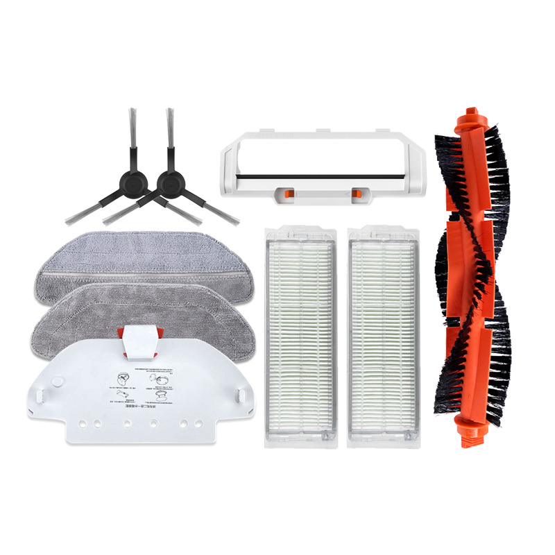 适配小米S10扫地机器人米家扫拖一体机3C配件主刷抹拖布 尘盒滤网