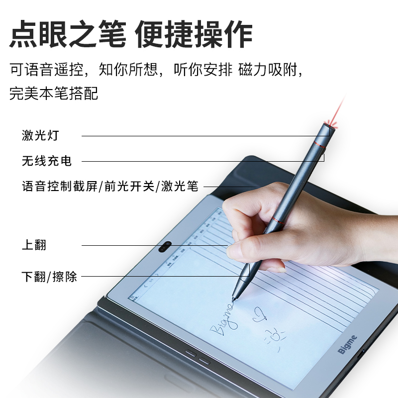 【前后双摄像头 新品第六代彩屏】大我/Bigme S6Color7.8英寸彩色墨水屏智能办公本小说阅读器儿童电子纸书