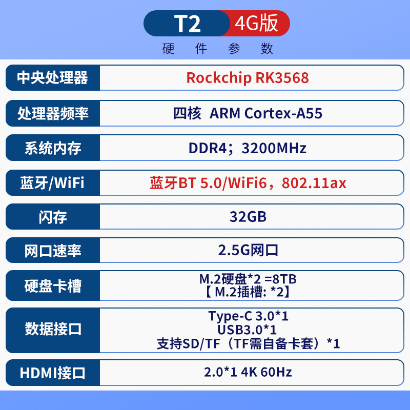 【新品】极空间T2 便携随身数据魔盒 两盘位nas私有云 全固态网络存储服务器 数据投影伴侣