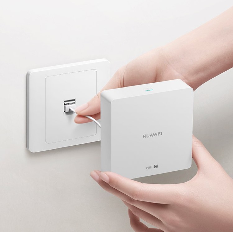 华为路由器H6q6网线版子母路由全屋覆盖WiFi6大户型千兆端口ap面板家用全屋无线poe高速上网覆盖别墅ac电力版