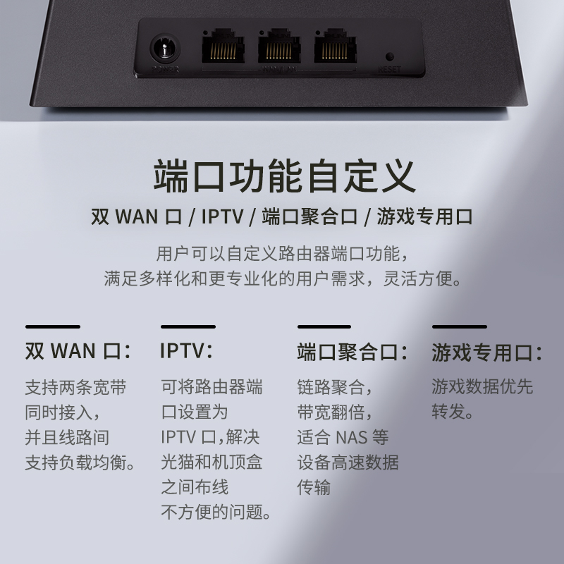 TP-LINK AX6000 wifi6全千兆无线路由器 千兆端口家用高速 tplink 5G大户型mesh双宽带iptv口宿舍6050