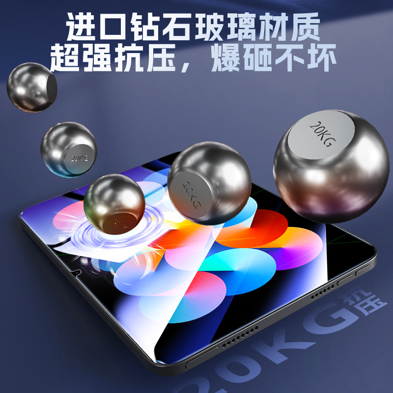 适用红米pad钢化膜10.6英寸全屏红米RedmiPadSE平板电脑11寸高清抗蓝光redmipad保护膜新款小米红米PadSE屏保