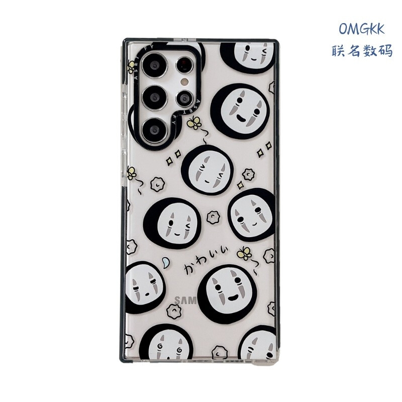 CASETI 小鬼过马路 三星GalaxyS24Ultra闪粉TPU手机壳S23Ultra透明软壳S22Ultra防摔手机套