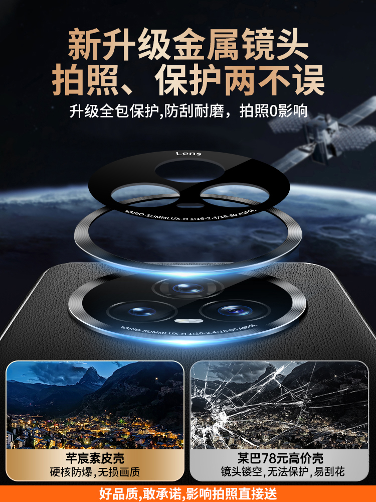 oppofindx6手机壳适用FindX6pro新款素皮保护套OPPOfindx7超薄的镜头全包防摔Find X7 Ultra高档曲屏创意奢华