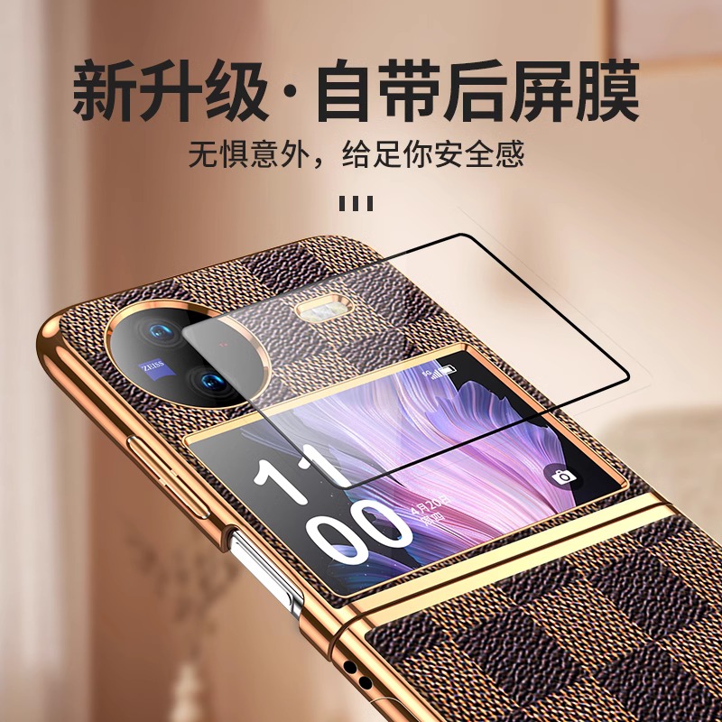 适用vivoxflip手机壳新款vivo xflip折叠屏保护套女款xfilp全包防摔超薄高档奢华vivoflip高级感男士商务外壳