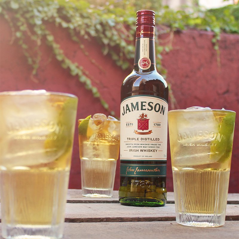 Jameson尊美醇爱尔兰威士忌500ml进口洋酒烈酒基酒调酒官方旗舰店