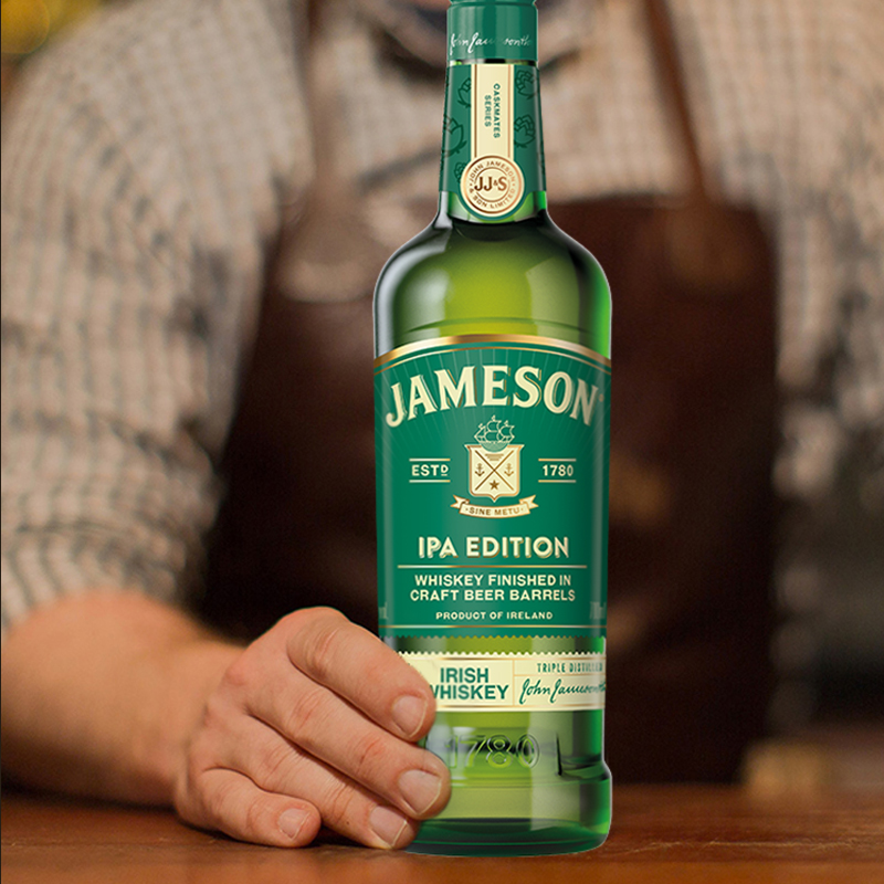 Jameson尊美醇IPA精酿啤酒桶爱尔兰威士忌700ml洋酒烈酒旗舰店