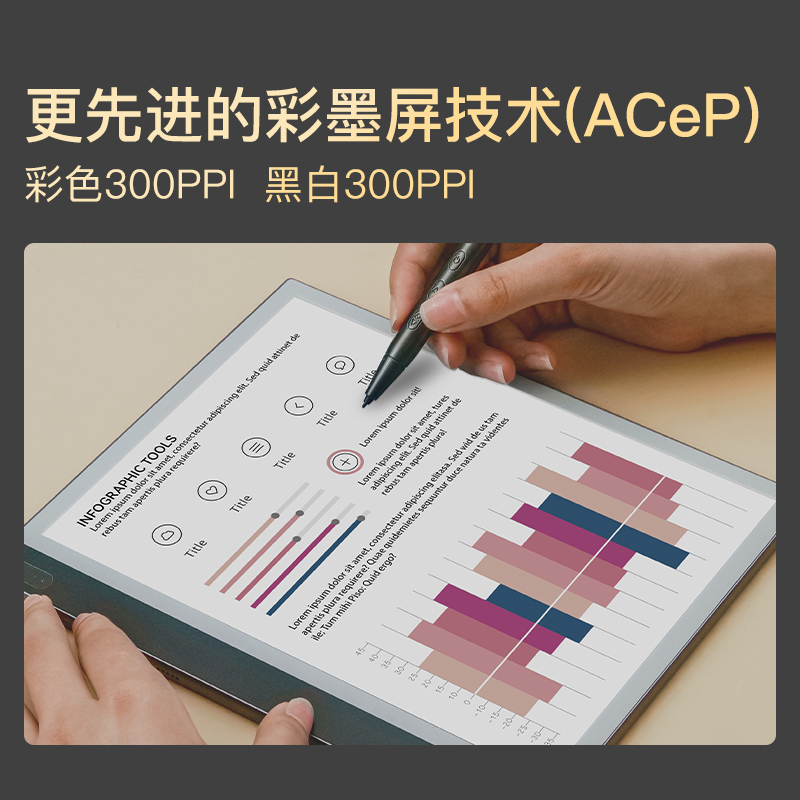 【首款300PPI彩墨屏】BIGME 大我 Galy 8英寸彩色墨水屏智能办公本300PPI电纸书电子书阅读器Gallery 3 全彩