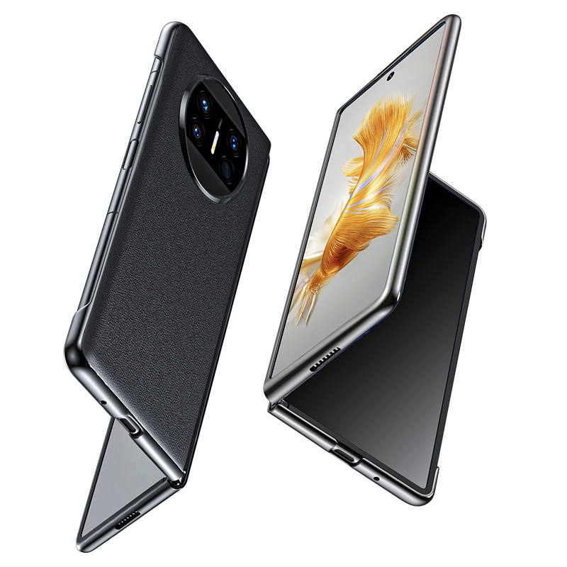 适用于华为matex3手机壳新款华为matex5折叠屏真皮保护套典藏版素皮网红mtx3超薄防摔mete全包壳膜一体高档外