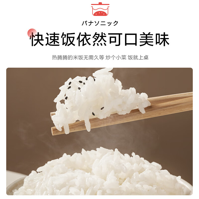 松下饭蹲蹲家用电饭煲1-4人多功能智能预约蒸煮小型电饭锅DL101