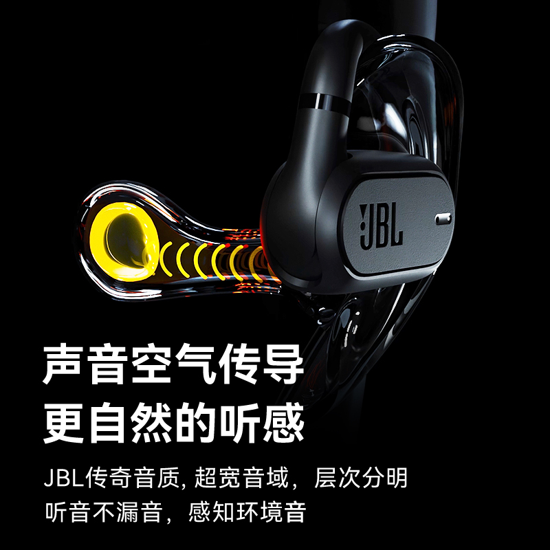 JBL SOUNDGEAR 音悦圈蓝牙运动无线耳机耳挂式开放式不入耳