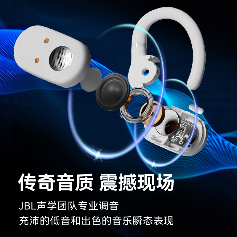 JBL SOUNDGEAR 音悦圈蓝牙运动无线耳机耳挂式开放式不入耳