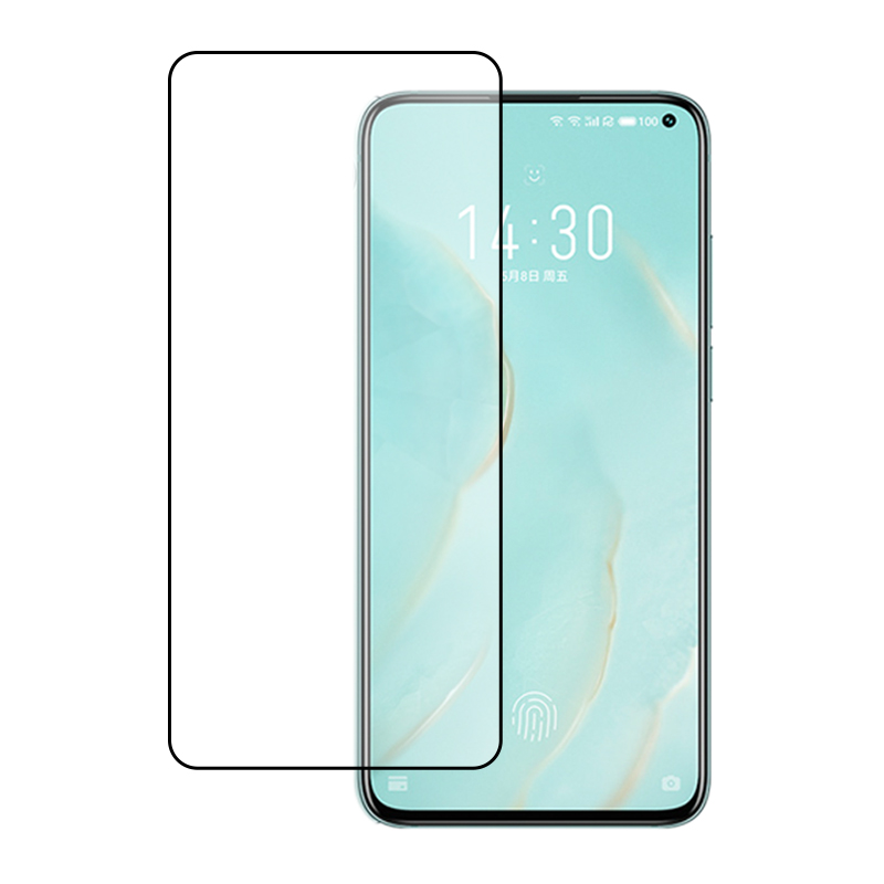 魅友帮适用于魅族20/20pro/20infinity钢化膜防指纹20无界版电镀疏油层17/17pro保护膜大弧边爽滑高清香菜膜