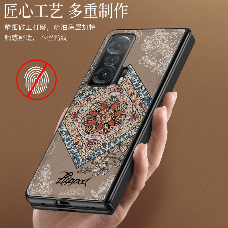 适用于荣耀magicvs2手机壳新款华为magicvs原创设计magicv2rsr保时捷折叠屏超薄防摔magicvs至臻版保护套国潮