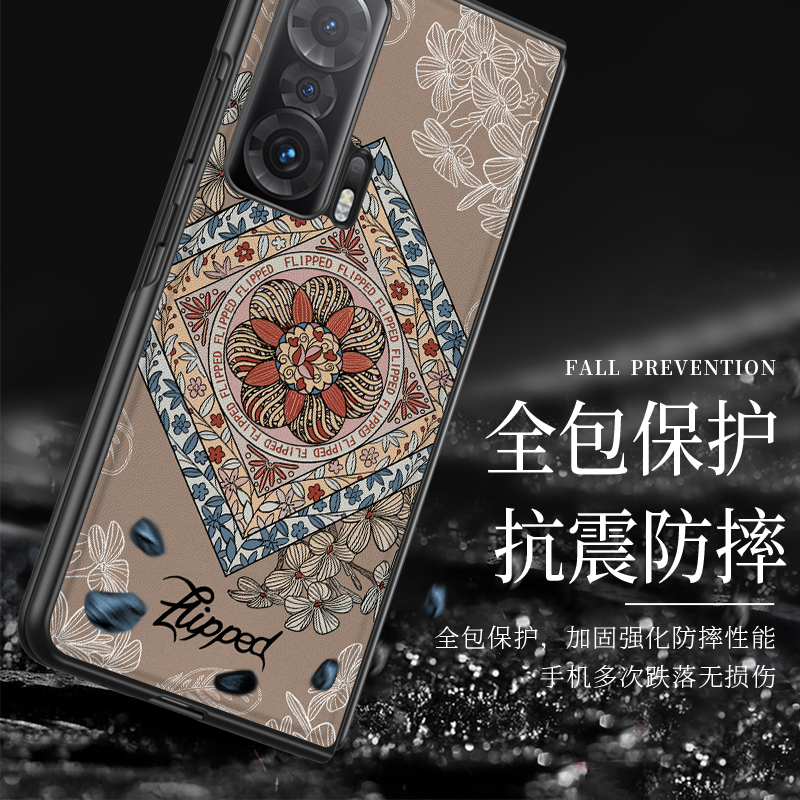 适用于荣耀magicvs2手机壳新款华为magicvs原创设计magicv2rsr保时捷折叠屏超薄防摔magicvs至臻版保护套国潮