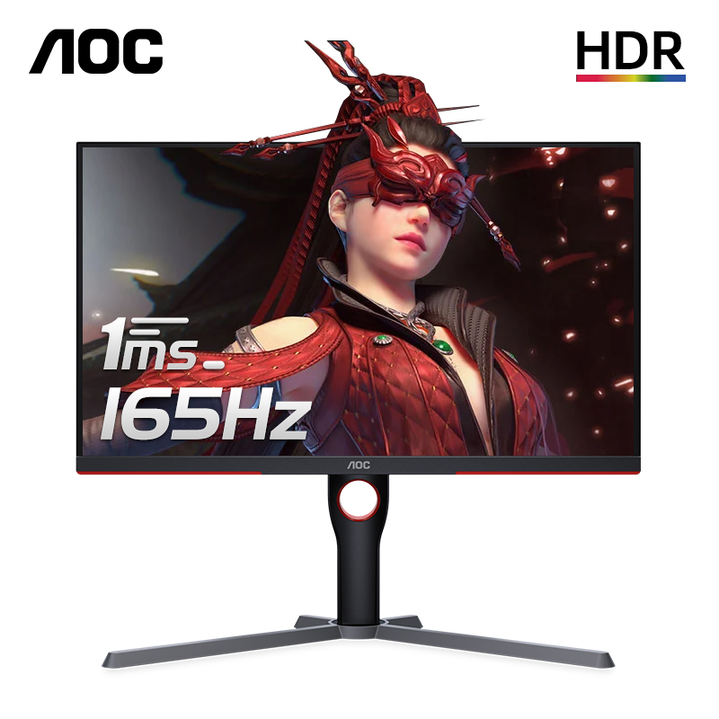 AOC 32英寸2K显示器165Hz刷新率电脑游戏直面HDR高清屏幕Q32G3SE