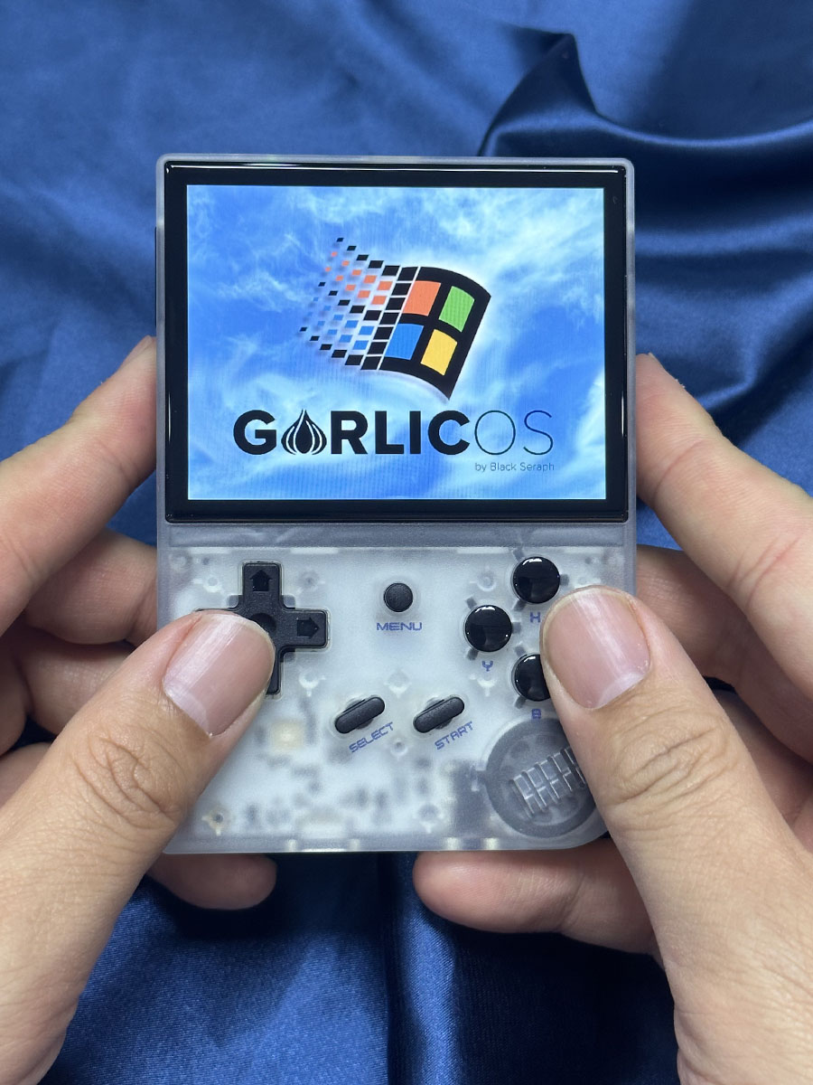 安伯尼克周哥RG35XX刷机版开源掌机大蒜系统游戏机大电池PS街机FC