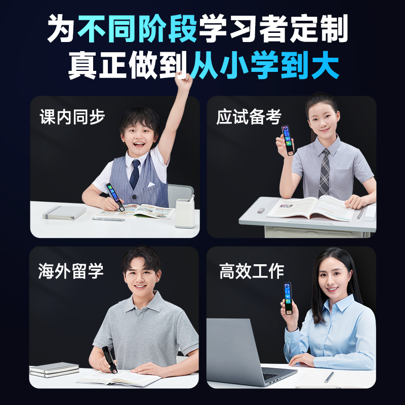 【新品】网易有道点读笔P6专业翻译笔多语种旗舰版词典笔英语学习神器扫描笔电子词典扫读学生小学高中