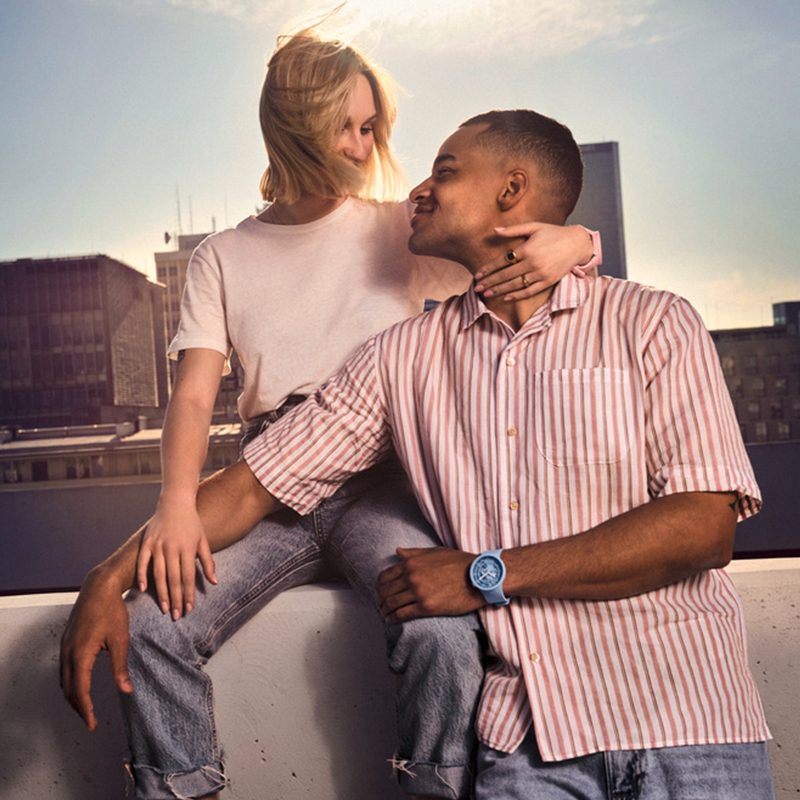 【节日礼物】Swatch斯沃琪瑞士手表泫雅同款创新性植物陶瓷石英表