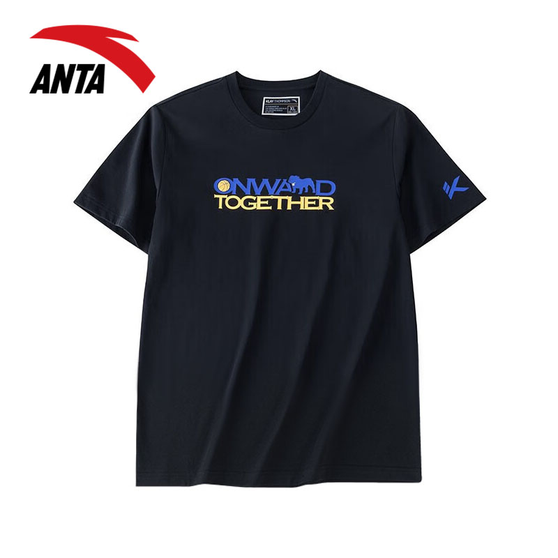 安踏KT系列篮球文化短袖男款2024夏季新款潮流运动t恤男152331115